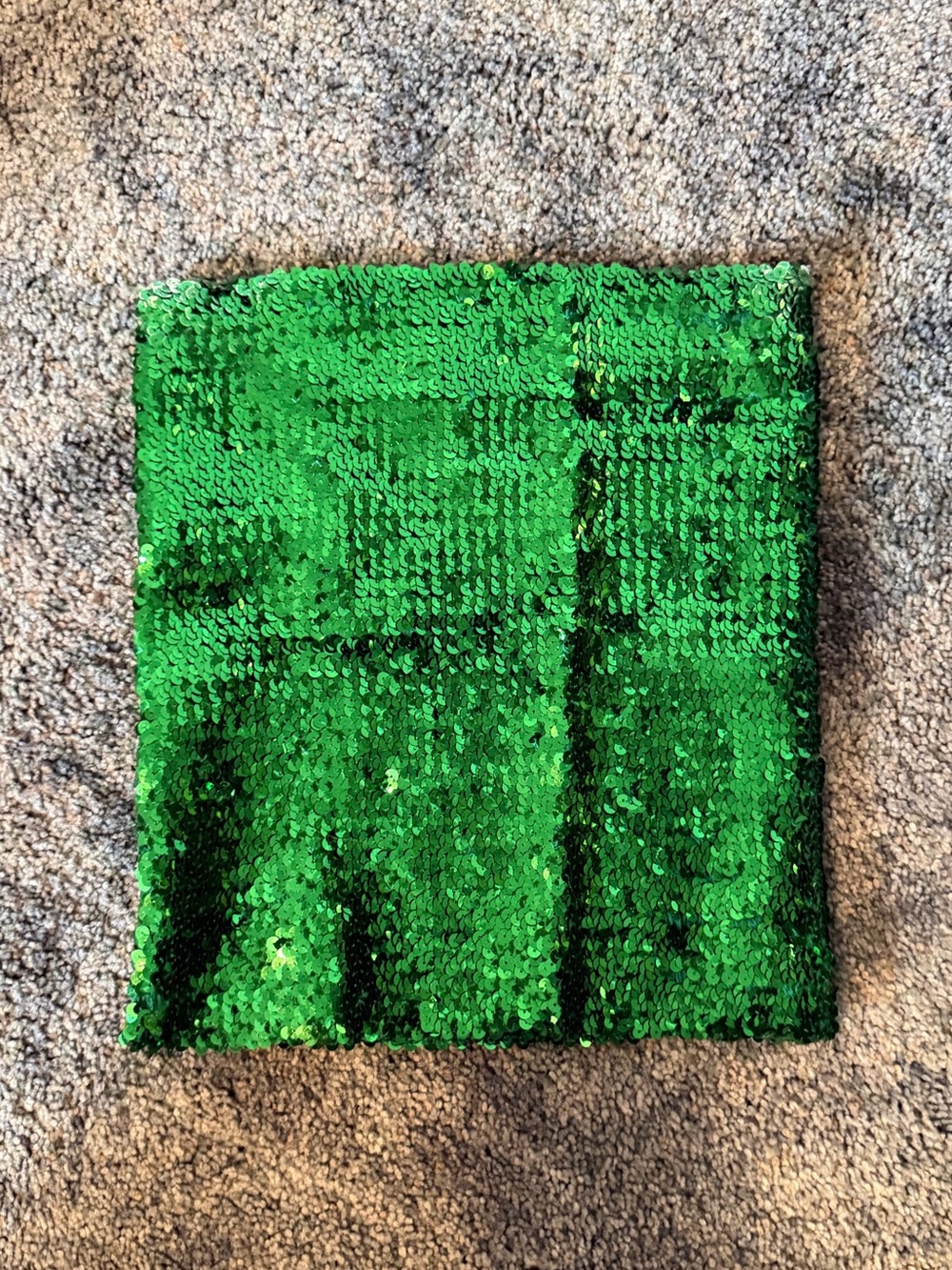 Green Sequin Mini Skirt/Tube Top